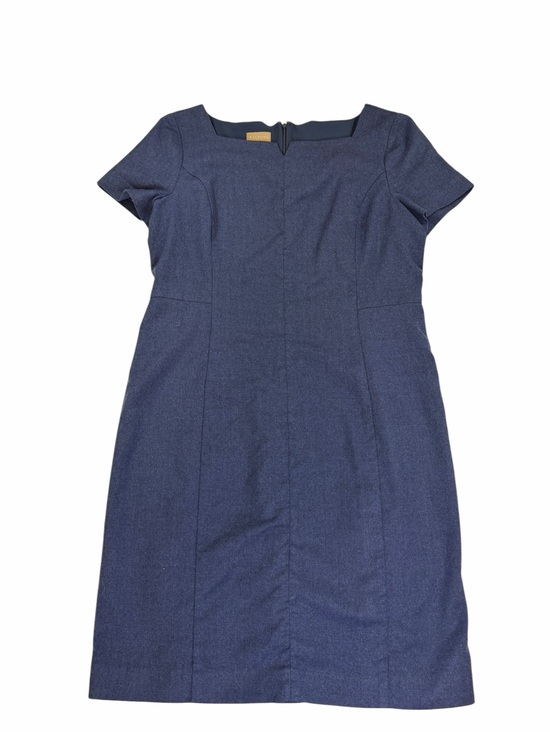 Talbots Dresses & Skirts - Talbots Navy Short-Sleeve Wool Dress Knee Length